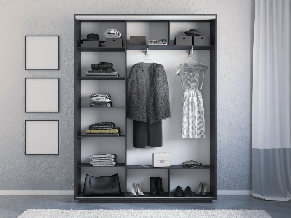 Шкафы-купе 3-х дверные, Шкаф-купе Экспресс 3-х дверный Фотопечать Квадрат Стекла 210х45х220