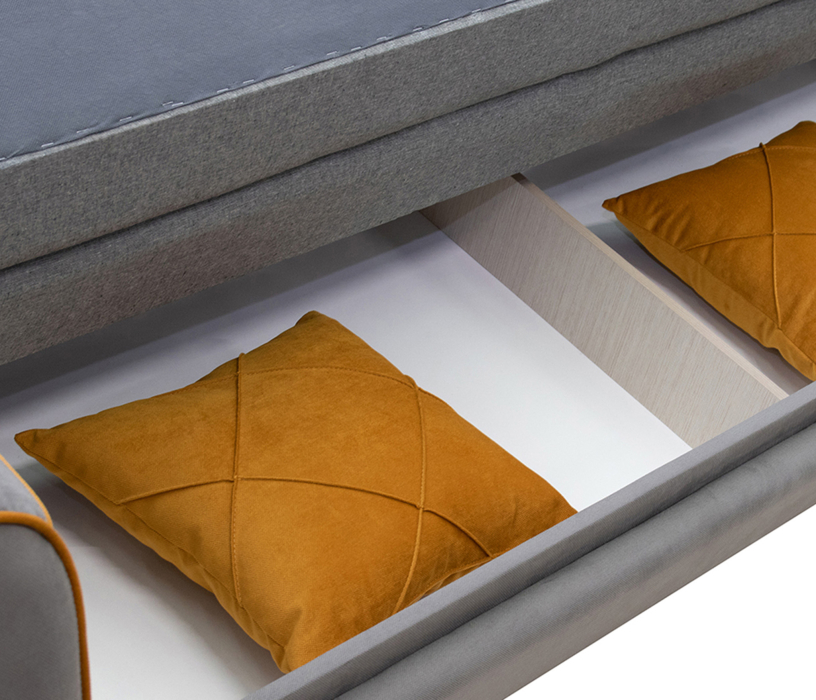 Диваны кровати со спальным местом, Диван Френсис, Велюр Амиго