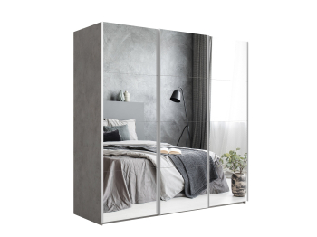 Шкаф-купе Эста Зеркало+Зеркало+Зеркало 240х66х240