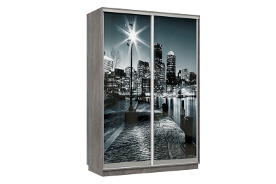 Шкаф-купе Премьер Лайт 12 Ф-1356 двухдверный