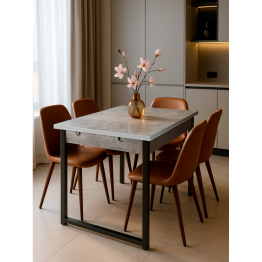 Стол деревянный Форли (черный матовый)