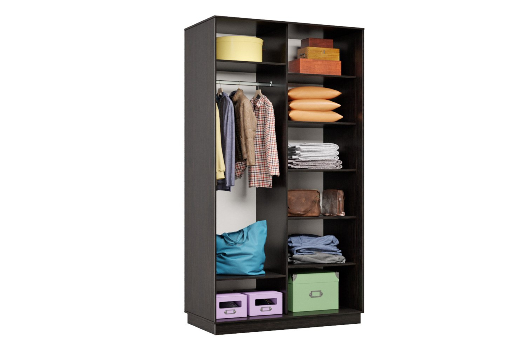 Шкафы-купе, Шкаф-купе Премьер Лайт 02 (02;02) двухдверный