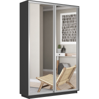 Шкафы-купе 2-х дверные, Шкаф-купе Экспресс Экспенс дуо 2400 x 1600 x 450