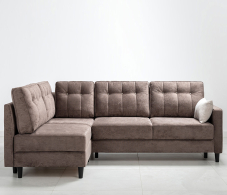 Диваны угловые в гостиную, Угловой диван Арно, Велюр Лаки