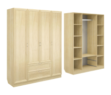 Шкафы распашные, Шкаф ШК-4/2