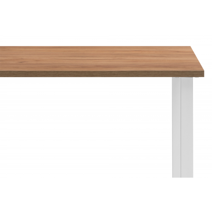 Обеденные столы, Деревянный стол Лиман 140 x 80 (белые ноги)