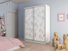 Шкафы-купе 2-х дверные, Шкаф-купе Экспресс 2-х дверный Фотопечать Ленты Стекла 160х45х240