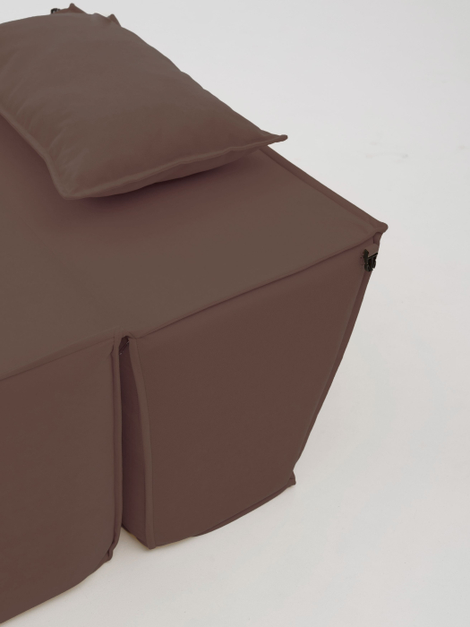 Гостиная, Бескаркасное кресло Клайд,велюр