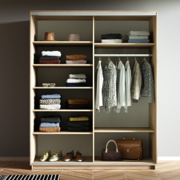 Шкаф-купе Экспресс 2-х дверный Фотопечать Шары Стекла 160х60х240