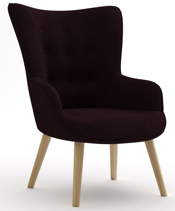 Кресло для отдыха, Кресло интерьерное Шелли, искусственный мех