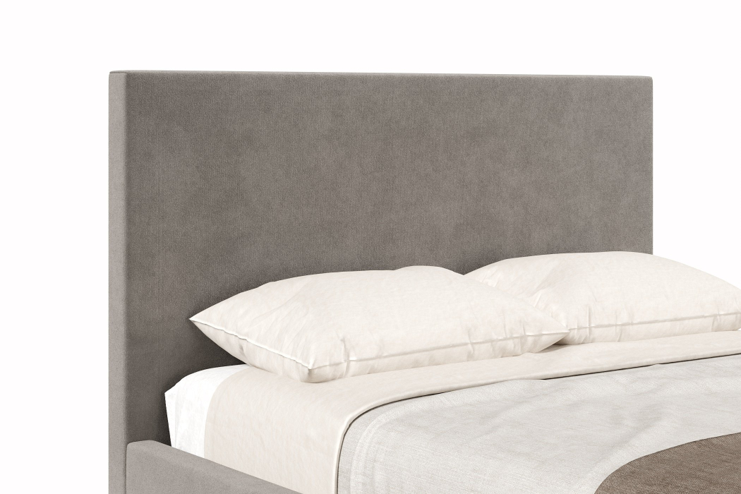 Мягкая кровать, Кровать Парма 1200, велюр