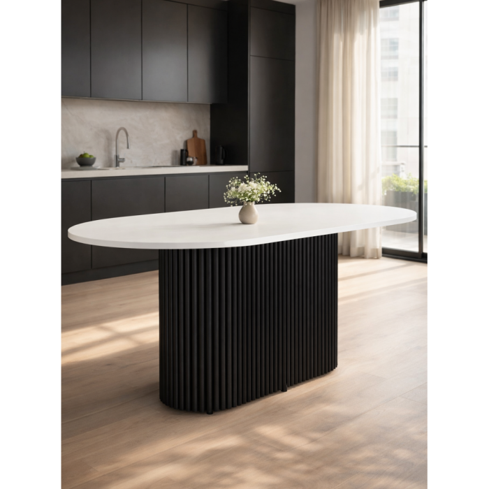 Обеденные столы, Стол Барон О 160 х 90 (черные ноги)