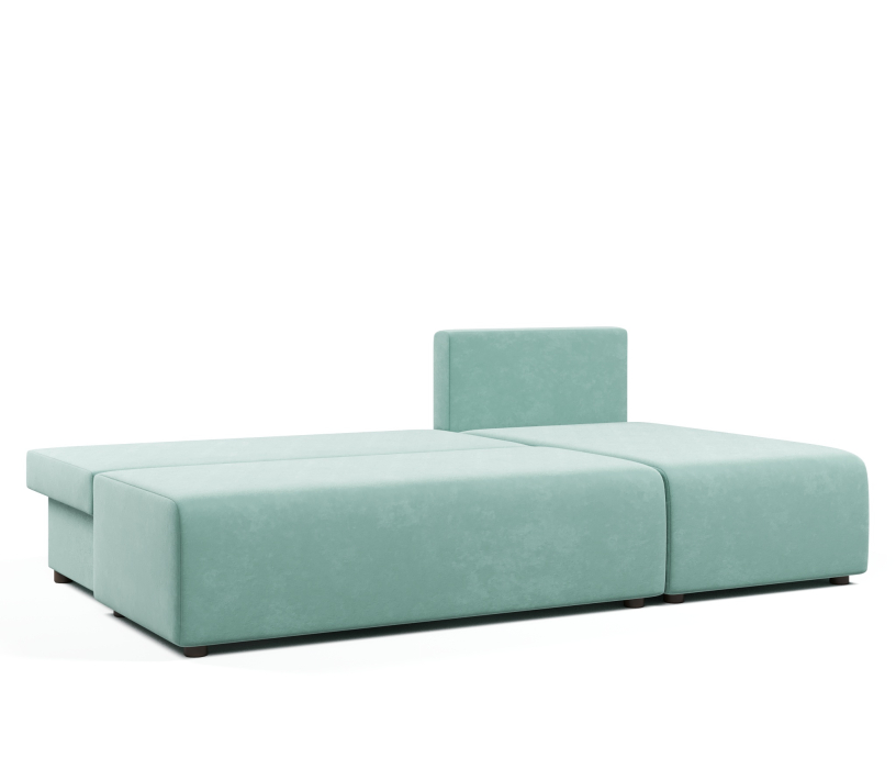 Диваны угловые, Угловой диван-кровать Каир (Комо, Крит), велюр