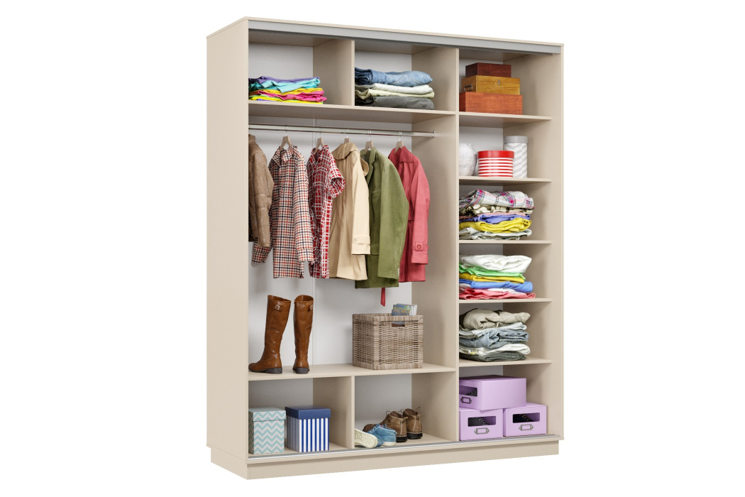 Шкафы-купе 3-х дверные, Шкаф-купе Премьер Лайт 22 (11;11;11) трехдверный