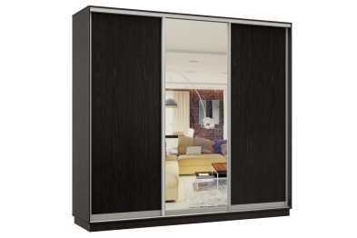 Шкаф-купе Премьер Лайт 57 (02;01;02) трехдверный