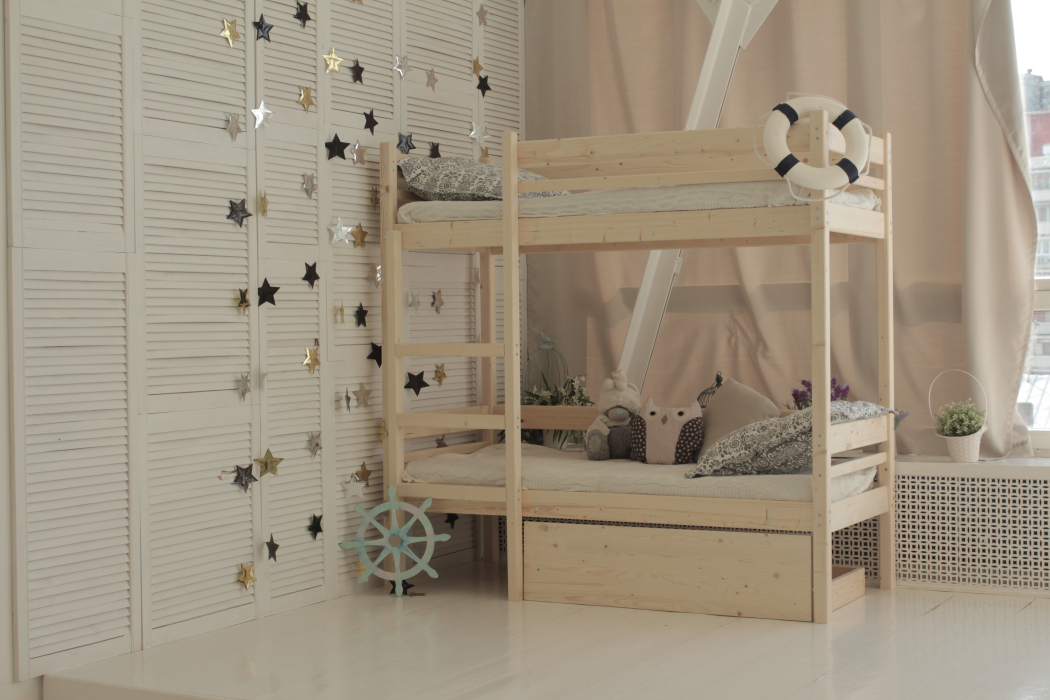 Для подростков, Детская двухъярусная кровать Дональд 70х190