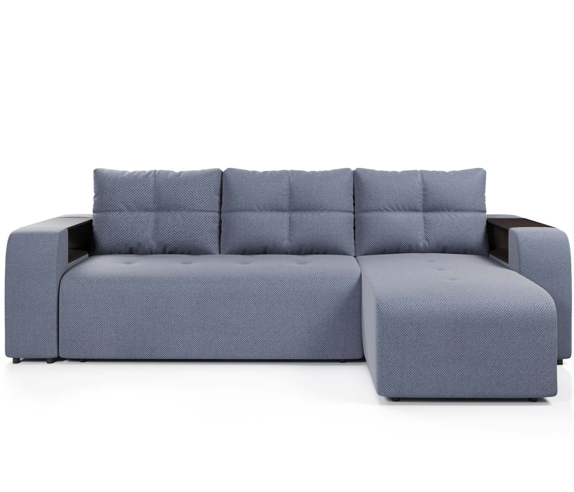 Диваны угловые, Диван-кровать угловой Дуглас еврокнижка, велюр