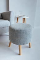 Пуф в прихожую, Пуф Лаки, рогожка