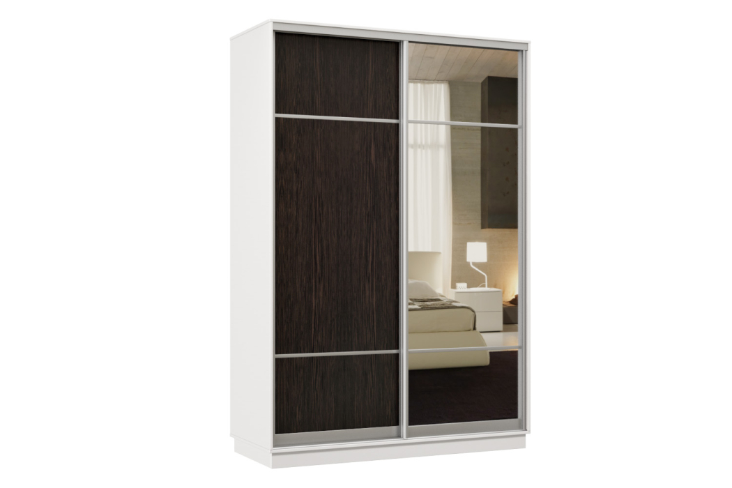 Шкафы-купе, Шкаф-купе Премьер Лайт 04 Мини (08;11) двухдверный