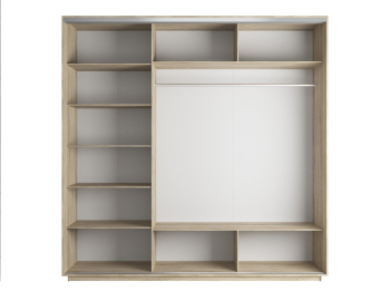 Шкаф-купе Экспресс 3-х дверный Фотопечать Ленты Стекла 210х60х220