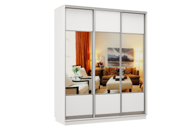 Шкаф-купе Премьер Лайт 22 (05;05;05) трехдверный