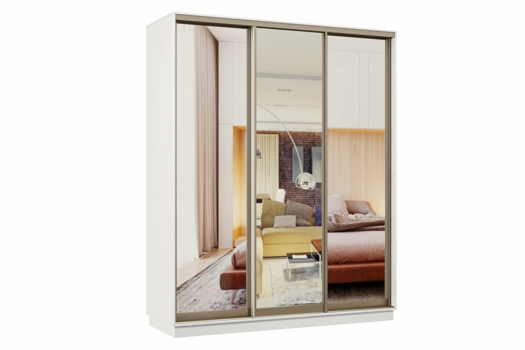 Шкафы-купе, Шкаф-купе Премьер 24 белый