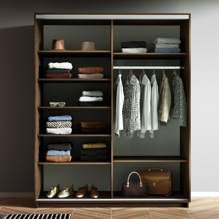 Шкафы-купе 2-х дверные, Шкаф-купе Экспресс 2-х дверный Фотопечать Квадрат Стекла 140х60х220