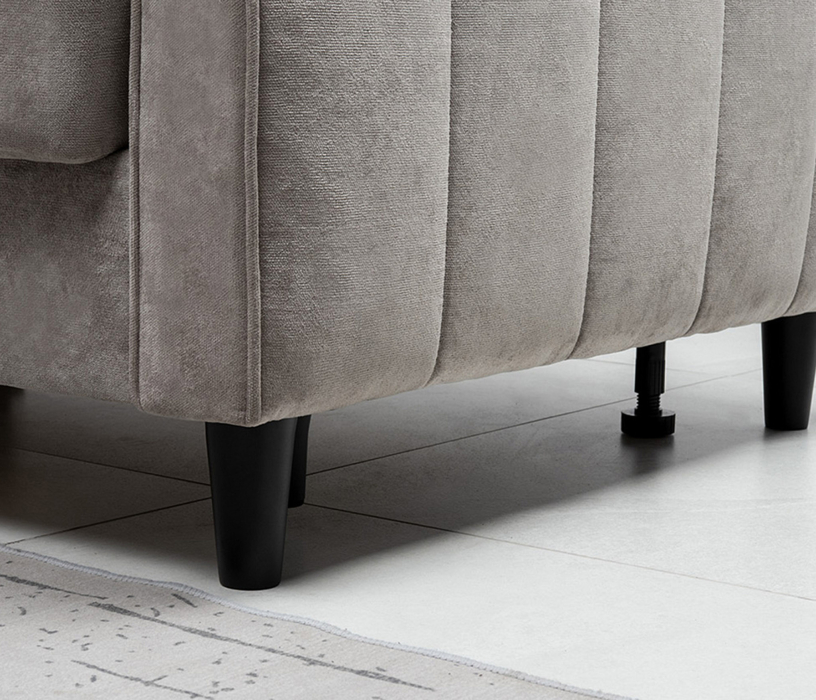 Диваны угловые в гостиную, Угловой диван Арно, Велюр Лаки