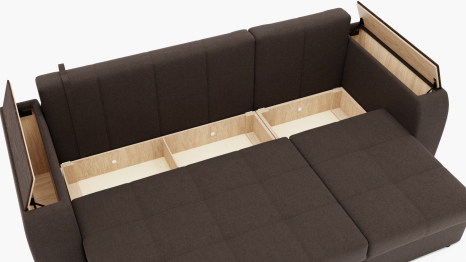 Угловой диван Сенатор-2 ППУ, велюр