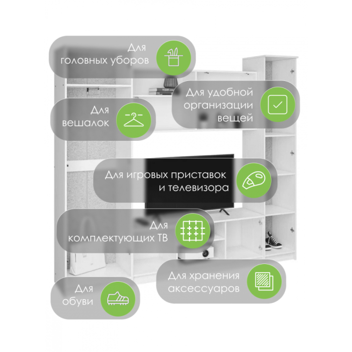 Стенки для гостиной, Гостиная Бертелена