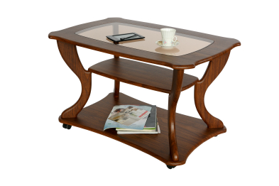 Стол журнальный Маэстро со стеклом СЖС-02