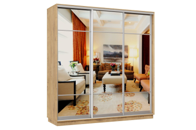 Шкаф-купе Премьер Лайт 35 (11;11;11) трехдверный