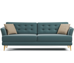 Диван прямой нераскладной Питсбург, велюр