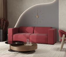 Дизайнерские диваны для гостиной, Диван-кровать Kinx еврокнижка,велюр