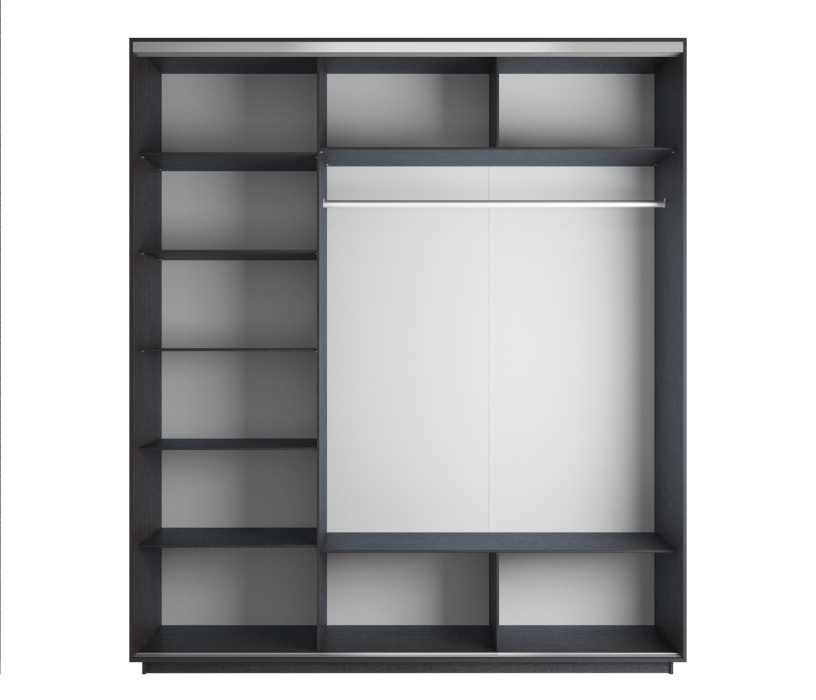 Шкафы-купе, Шкаф-купе Экспресс Элемент трио 2200 x 2400 x 600