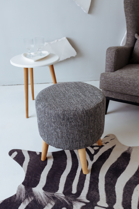 Пуф в прихожую, Пуф Лаки, рогожка