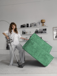 Бескаркасное кресло Клайд,плюше