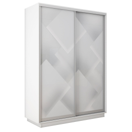 Шкаф-купе Экспресс 2-х дверный Фотопечать Квадрат Стекла 140х45х240