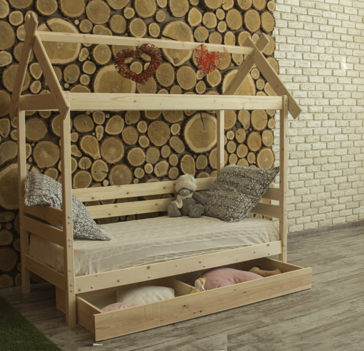 Кровати 160х70, Детская кровать Избушка 70х160