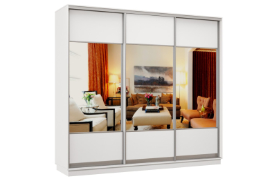 Шкаф-купе Премьер Лайт 55 (05;05;05) трехдверный