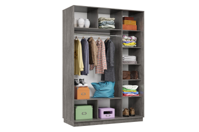 Шкаф-купе Премьер 12 (01ЗБ;01ЗБ) фасады зеркало бронза/двухдверный/Профиль чёрный муар