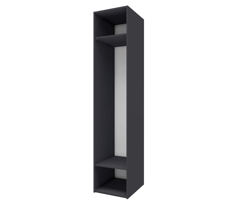 Для одежды, Шкаф 1-дверный Лаура 1 Серый уголь