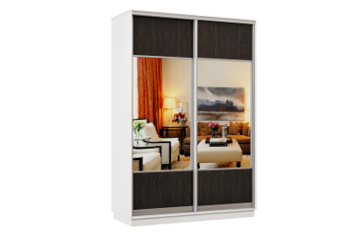 Шкаф-купе Премьер Лайт 04 Мини (05;05) двухдверный