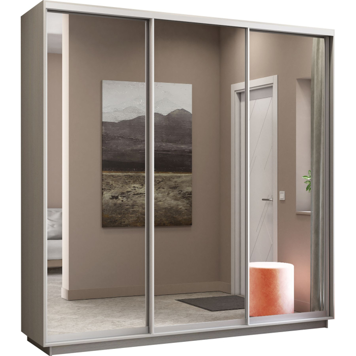 Шкафы-купе, Шкаф-купе Экспресс Экспенс трио 2200 x 2400 x 600