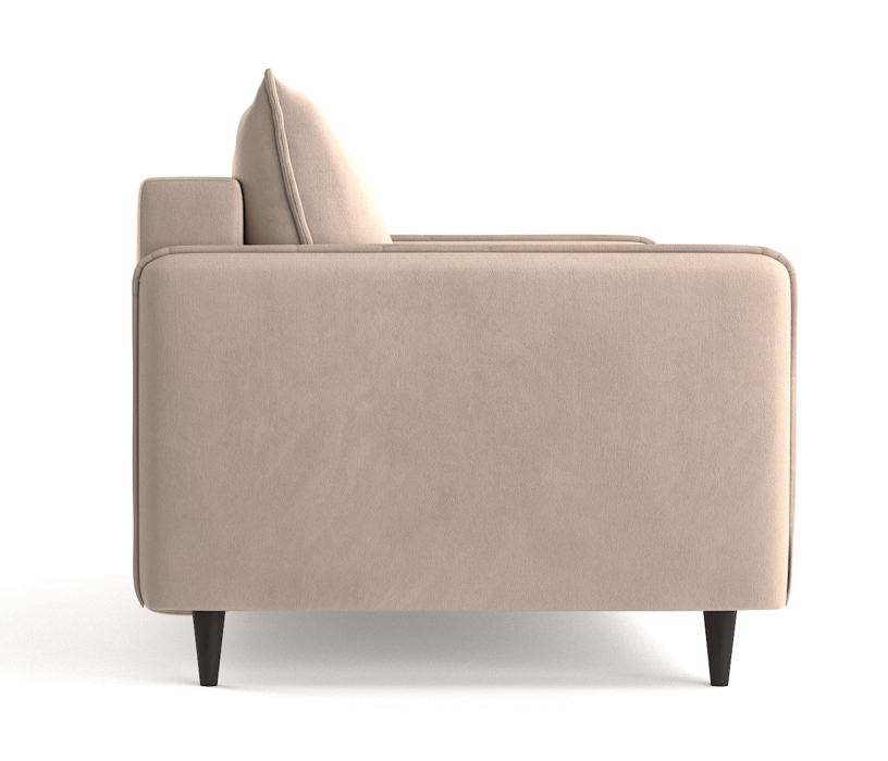 Дизайнерские диваны для гостиной, Диван-кровать Фьорд SMART 140, велюр