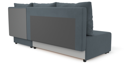 Угловой диван Каир Lux, велюр, правый