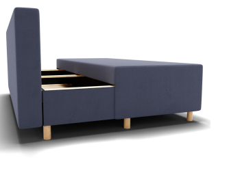 Прямой диван Сияние,еврокнижка,велюр