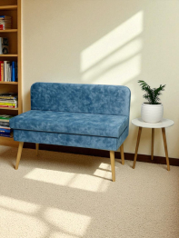 Диван кушетка с ящиком Эда, плюш 