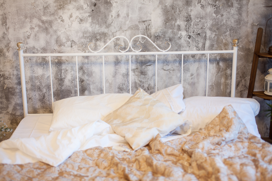 Кованые кровати, Кованая кровать Оливия 1.4 с двумя спинками