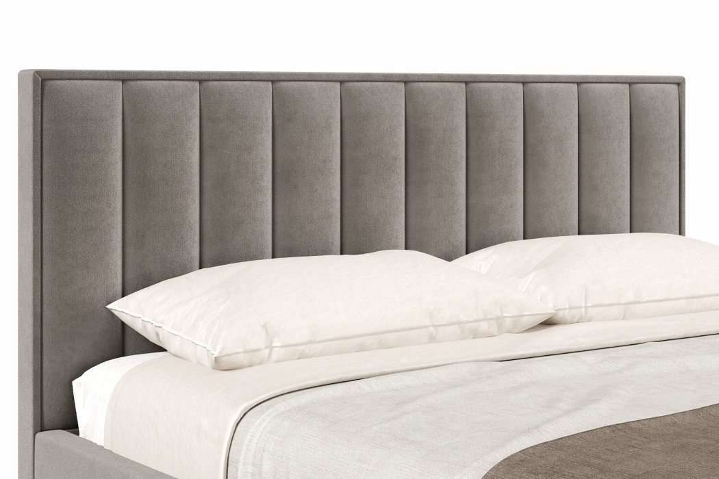 Мягкая кровать, Кровать Анкона 1800 с подъёмным механизмом, велюр